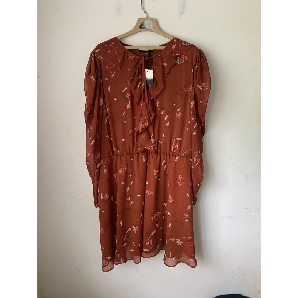 Eloquii‎ Womens Dress 26 Western Floral Country Flowy Fairy Romantic Festival